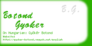 botond gyoker business card